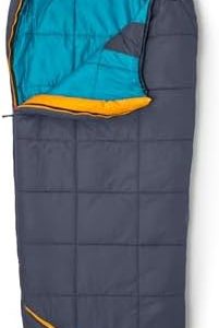 Coleman Big Bay 0/20/40°F Cold-Weather Sleeping Bag, Adult Mummy Sleeping Bag with Headrest, Foot Ventilation, & Storage Sack, Big & Tall Options